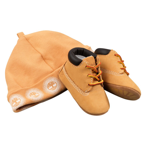 Infant Crib Bootie and Beanie Set